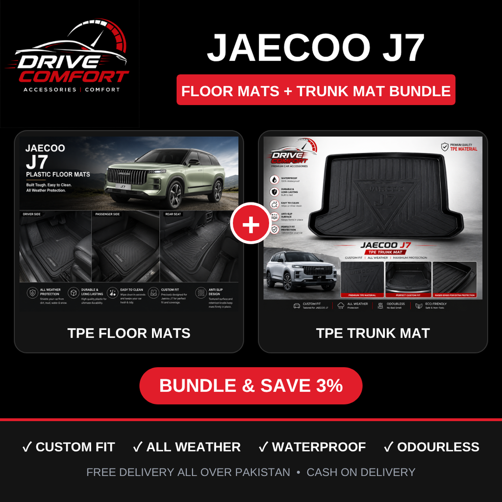 Jaecoo J7 TPE Floor Mats + Trunk Mat Bundle