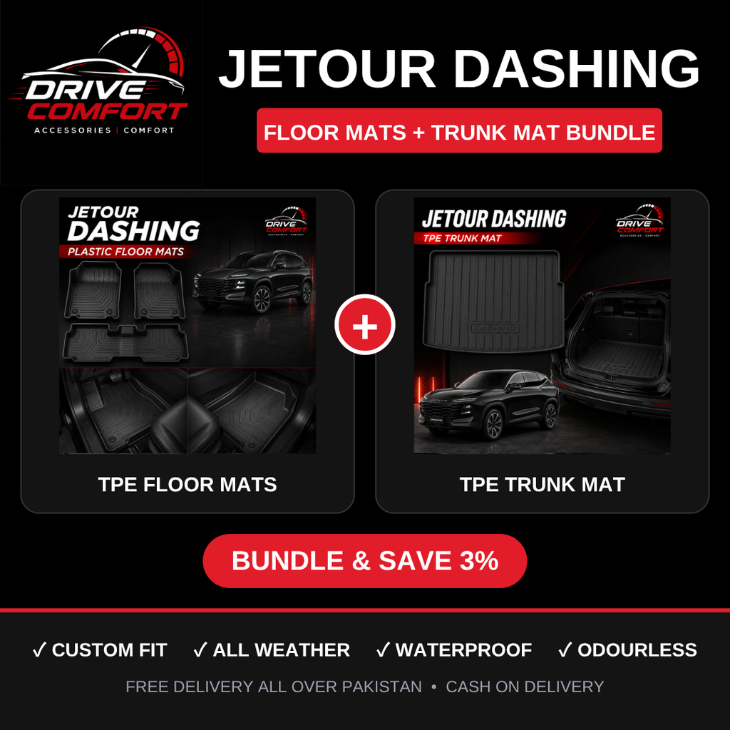 Jetour Dashing TPE Floor Mats + Trunk Mat Bundle