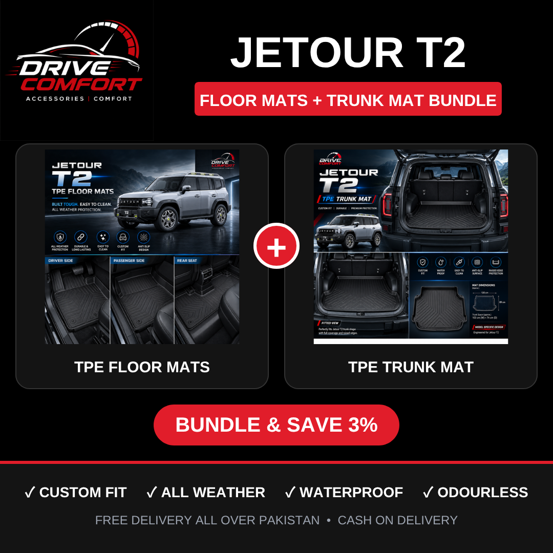 Jetour T2 TPE Floor Mats + Trunk Mat Bundle