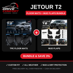 Jetour T2 TPE Floor Mats + Mud Flaps Bundle