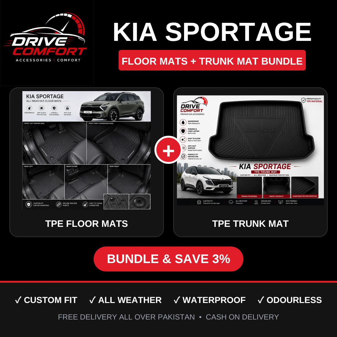 Kia Sportage TPE Floor Mats + Trunk Mat Bundle