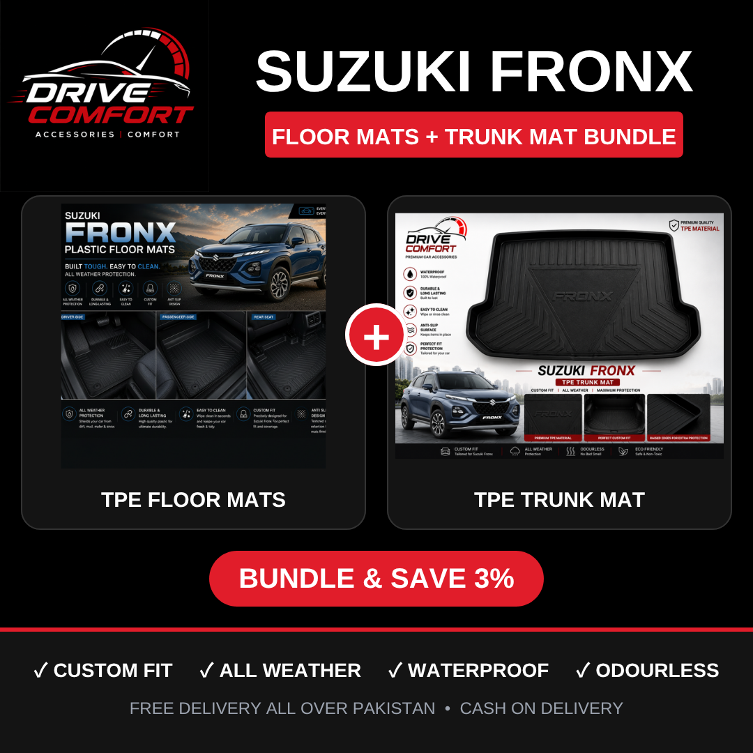 Suzuki Fronx TPE Floor Mats + Trunk Mat Bundle