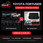 Toyota Fortuner TPE Floor Mats + Trunk Mat Bundle