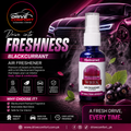 WREK Blackcurrant Air Freshener – Premium Oil Based 30ml Spray | Drive Comfort