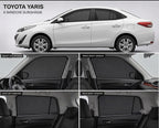 Toyota Yaris Car Window Sun Shades Black 4 Piece UV Protection Set Without Logo