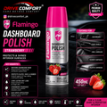 Flamingo Dashboard Polish Strawberry 450ml – Interior Shine & Protection