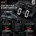BYD Atto 3 Seat Belt Clip Alarm Canceller – Metallic 2 Pcs Set