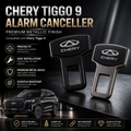 Chery Tiggo 9 Seat Belt Clip Alarm Canceller – Metallic 2 Pcs Set