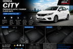 Honda City Premium TPE Floor Mats Custom Fit All Weather Car Mats