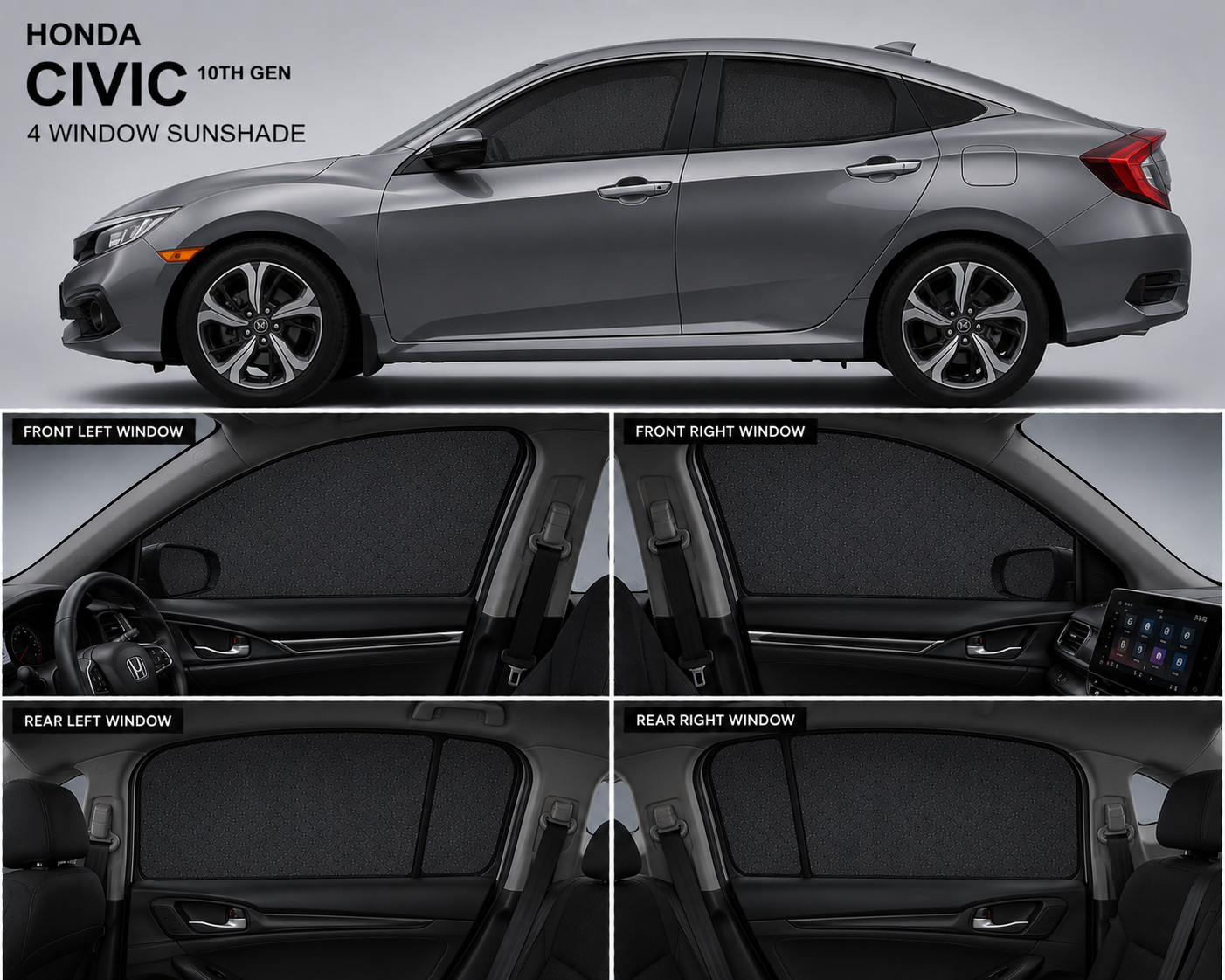 Honda Civic 10th generation Shades