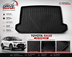 Toyota Raize TPE Trunk Mat – Premium Plastic Boot Protection