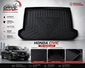 Honda Civic TPE Trunk Mat – Premium Plastic Boot Protection