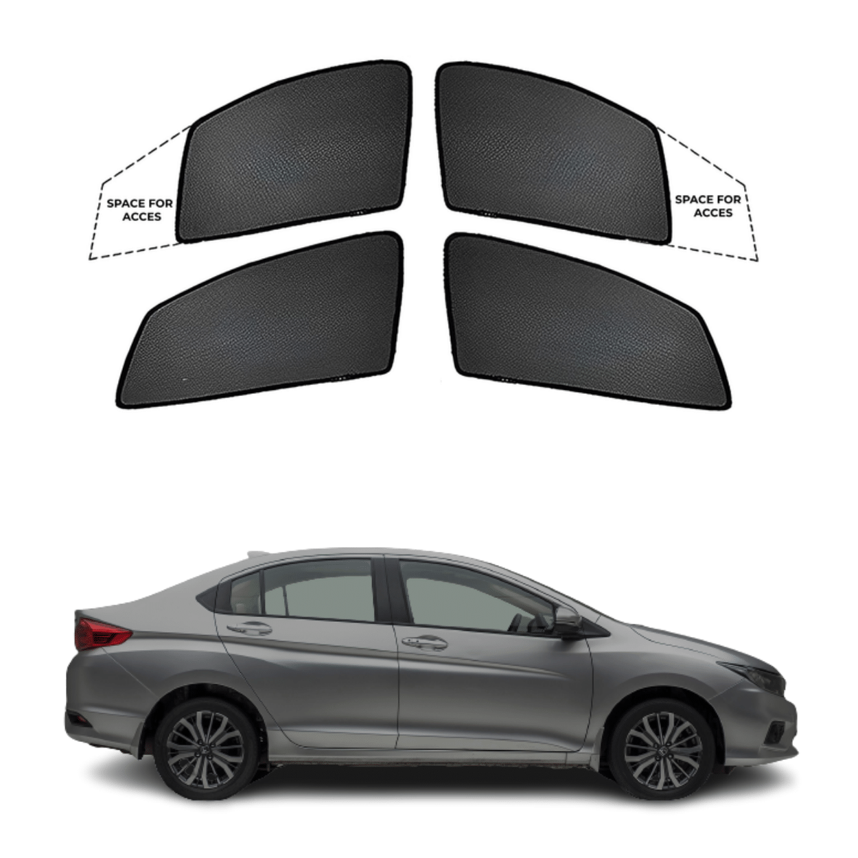 Honda City Car Window Sun Shades