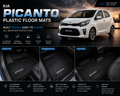 Kia Picanto Premium TPE Floor Mats Custom Fit All Weather Car Mats