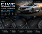Honda Civic Premium TPE Floor Mats Custom Fit All Weather Car Mats