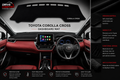 Toyota Corolla Cross Dashboard Mat Soft Velvet Fabric Sun Protection Cover