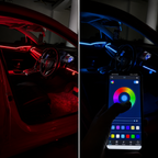 RGB Ambient Light Kit for Car – Bluetooth App Control | Music Sync | Multi Mode | Universal Fit All Cars