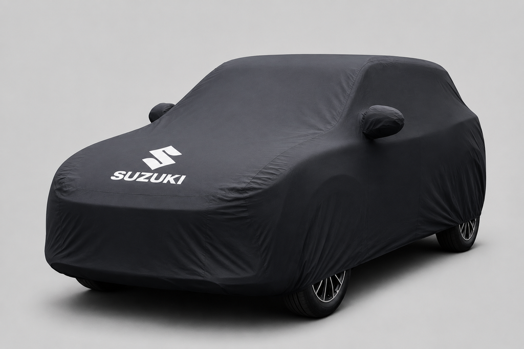 Suzuki Fronx Microfiber Top Cover with Suzuki Logo – Premium Inner & Outer Protection