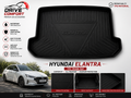 Hyundai Elantra TPE Trunk Mat – Premium Plastic Boot Protection