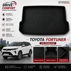 Toyota Fortuner TPE Trunk Mat – Premium Plastic Boot Protection