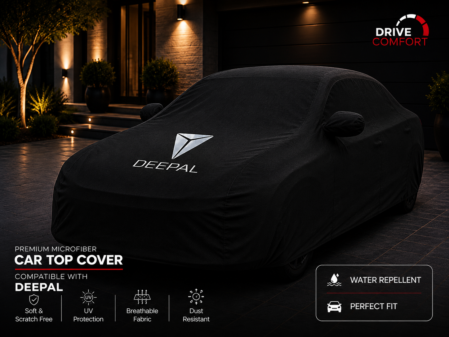 Deepal S07 Microfiber Top Cover with Deepal Logo – Premium Inner & Outer Protection