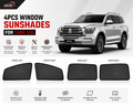 GWM Tank 500 Car Window Sun Shades – Black 4 Piece UV Protection