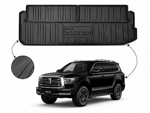 GWM Tank 500 TPE Trunk Mat(7 seater)– Premium Plastic Boot Protection