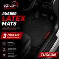 Hyundai Tucson Custom-Fit Latex Floor Mats – Black
