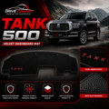GWM Tank 500 Dashboard Mat – Soft Velvet Fabric Sun Protection Cover