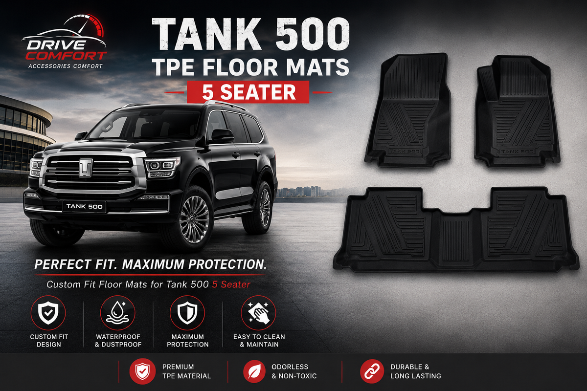 Tank 500 TPE Floor Mats 5 Seater – Custom Fit