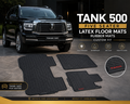 GWM Tank 500 Custom-Fit Latex Floor Mats 5 Seater – Black