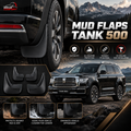 GWM Tank 500 Mud Flaps – Custom Fit, All Weather Protection | Durable PP Material | Easy Installation