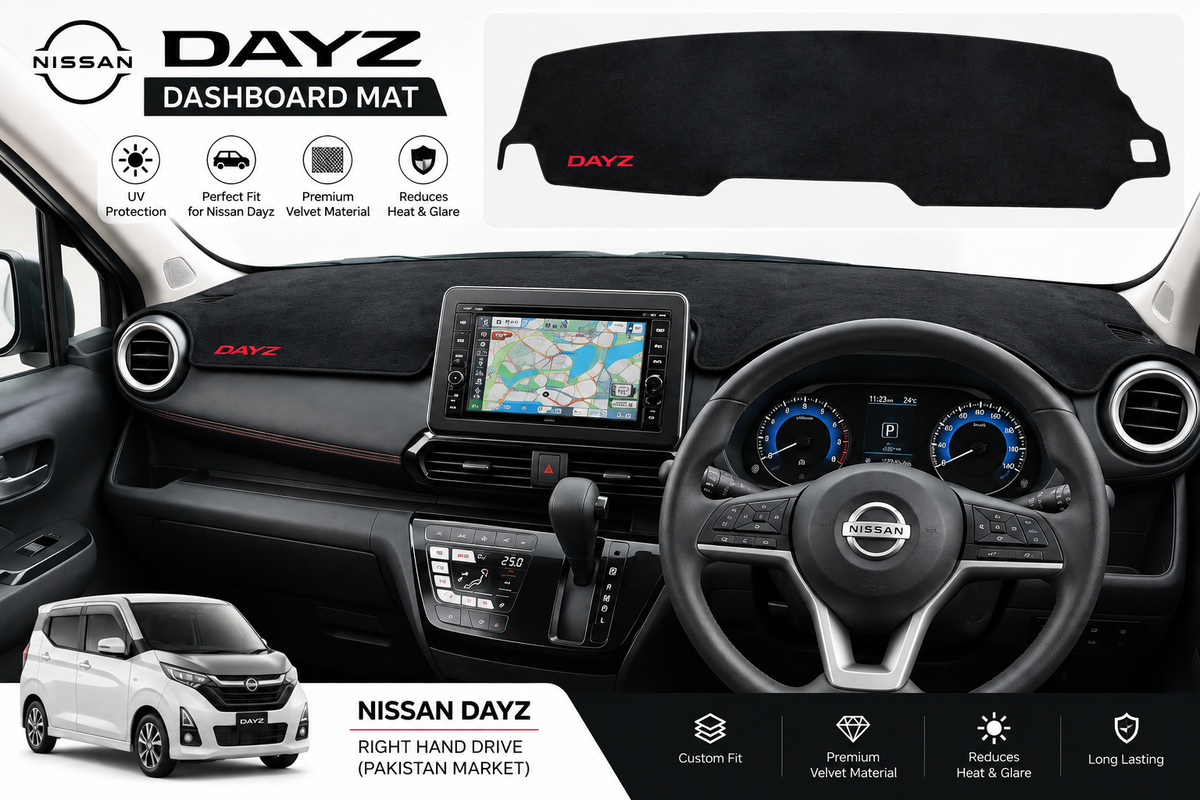Nissan Dayz Dashboard Mat Soft Velvet Fabric Sun Protection Cover