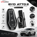 BYD Atto 2 Metallic Casing Key Cover – Black Edition