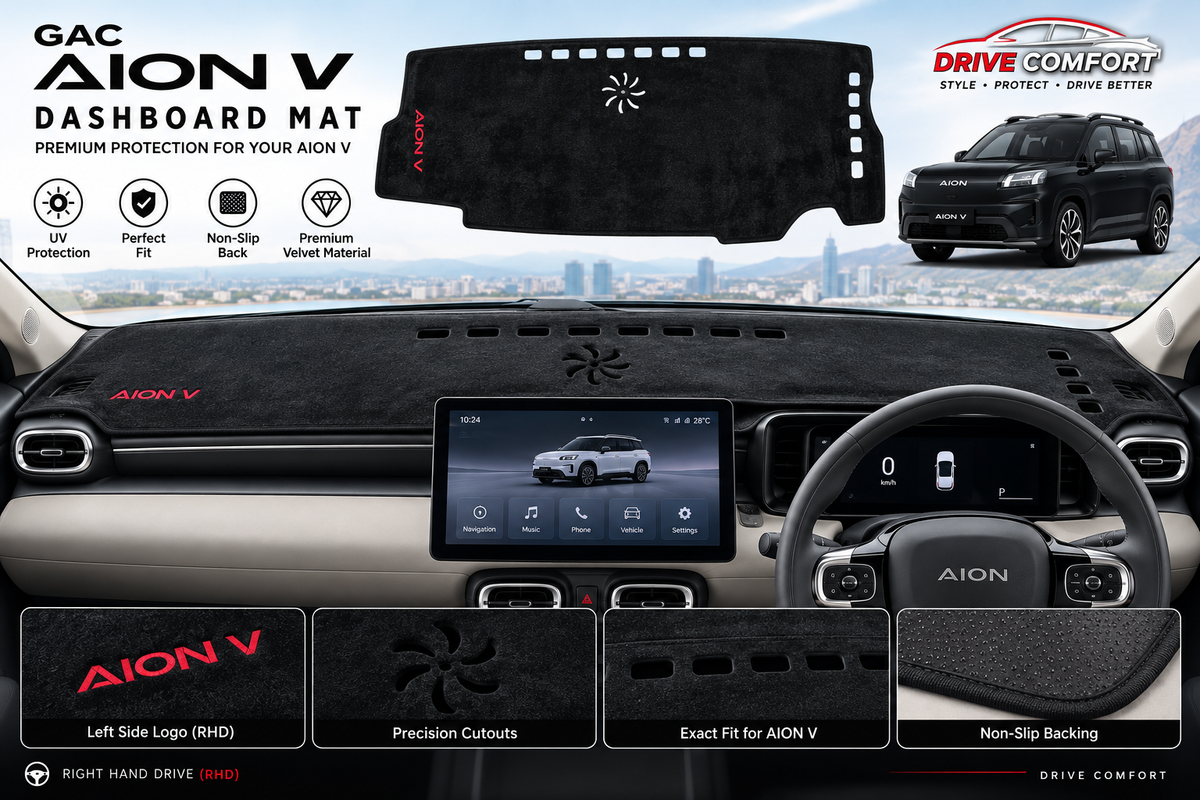 GAC Aion V Dashboard Mat Soft Velvet Fabric Sun Protection Cover