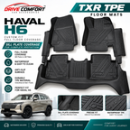 Haval H6 TXR Premium TPE Floor Mats with Sill Plate Coverage