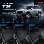 Jetour T2 TPE Floor Mats – Custom Fit Washable Car Mats