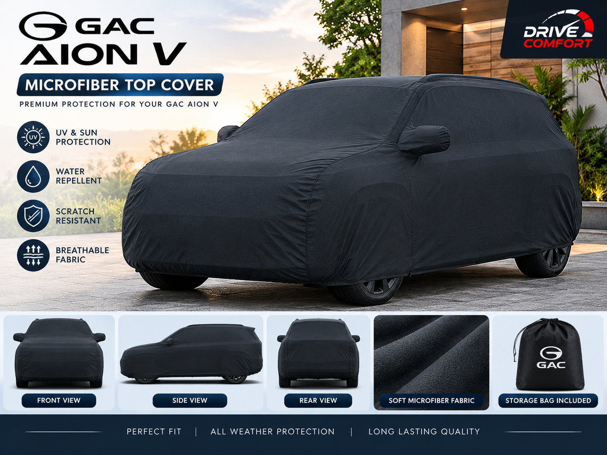 GAC Aion V Microfiber Top Cover with GAC Logo – Premium Inner & Outer Protection