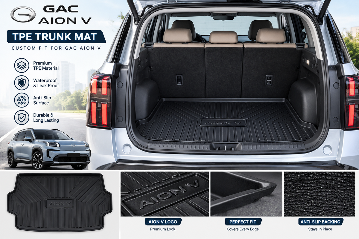 GAC Aion V TPE Trunk Mat – Premium Plastic Boot Protection