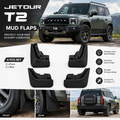 Jetour T2 Mud Flaps – Custom Fit, All Weather Protection | Durable PP Material | Easy Installation