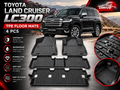 Toyota Land Cruiser LC300 (2022+) Premium TPE Floor Mats 7 Seater Custom Fit All Weather Car Mats