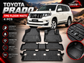 Toyota Prado J150 (2009–2023) Premium TPE Floor Mats 7 Seater Custom Fit All Weather Car Mats
