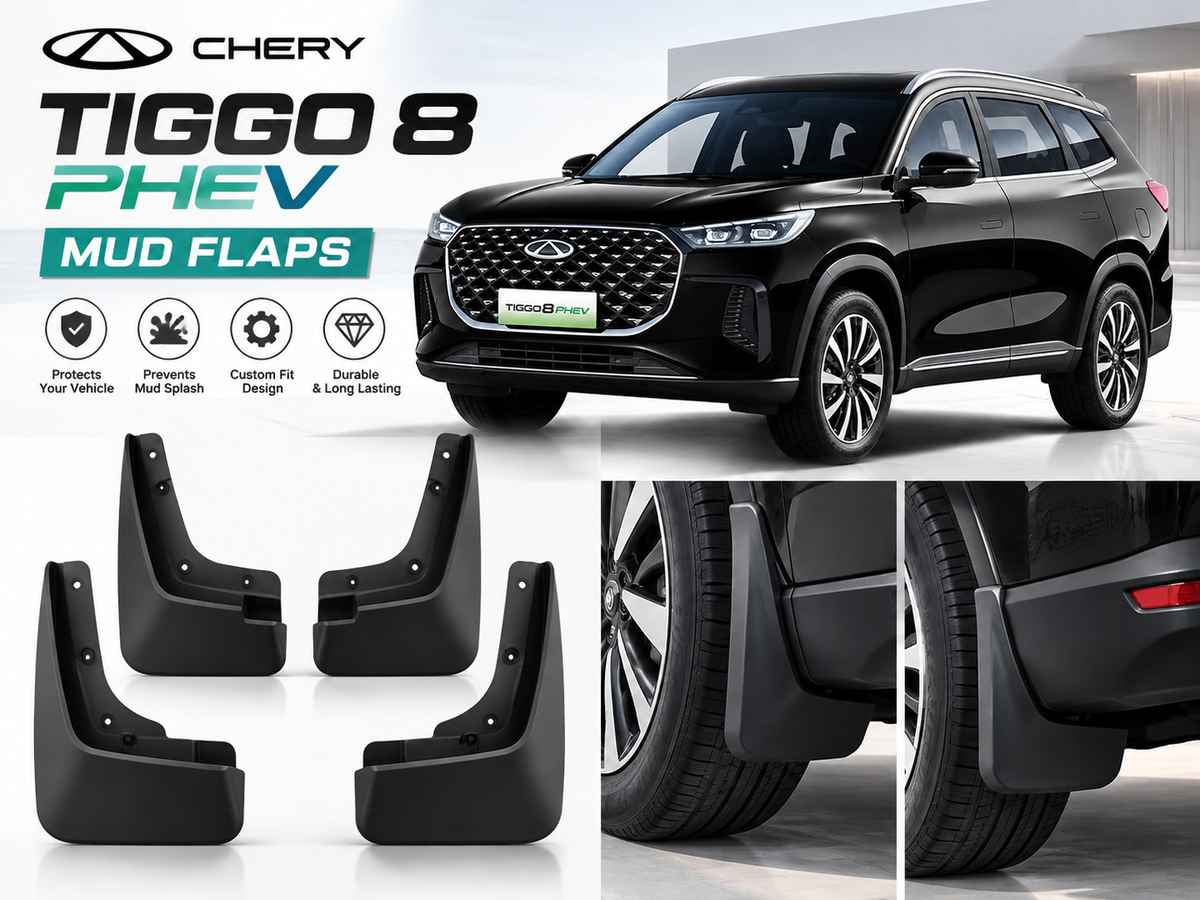 Chery Tiggo 8 Phev Mud Flaps – Custom Fit Splash Guards