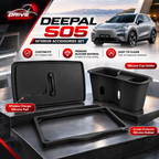Deepal S05 Orange Silicone Interior Kit – 3-in-1 Bundle (Cup Holder + Wireless Charging Pad + Screen Cover)