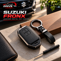 Suzuki Fronx Premium Leather Metal Key Cover – Premium Protection Case