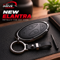 Hyundai New Elantra Premium Leather Metal Key Cover – Premium Protection Case
