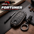 Toyota Fortuner Premium Leather Metal Key Cover – Premium Protection Case