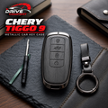 Chery Tiggo 9 Premium Leather Metal Key Cover – Premium Protection Case