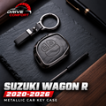 Suzuki Wagon R Premium Leather Metal Key Cover – Premium Protection Case