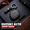 Suzuki Alto Premium Leather Metal Key Cover – Premium Protection Case